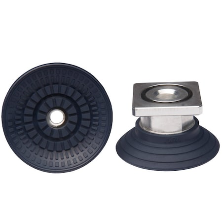 Fipa Flat vacuum cup diam. 50 mm, NBR blue, with R-Adapt 103.050.047.1